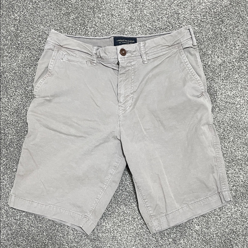 American Eagle Outfitters Light Gray Men's Shorts